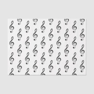 Papel De Seda HAMbyWG - Nota musical G Clef -