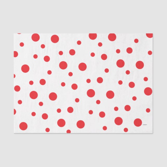 Papel De Seda HAMbyWG puntos de polka locos (Anverso)