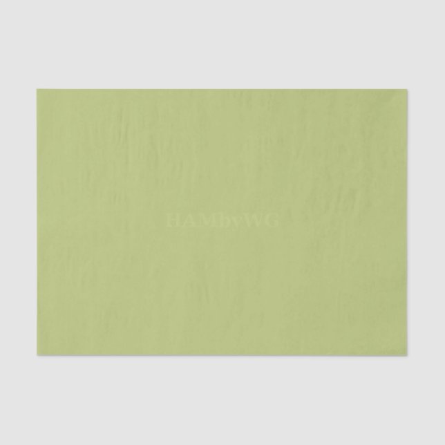 Papel De Seda HAMbyWG - Tejido de regalo - Celery (Anverso)