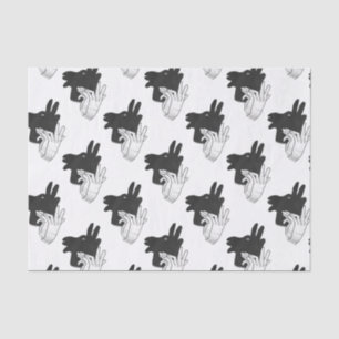 Papel De Seda Hand Silhouette Billy Goat Gray