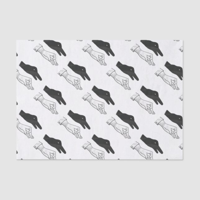 Papel De Seda Hand Silhouette Duck (Anverso)