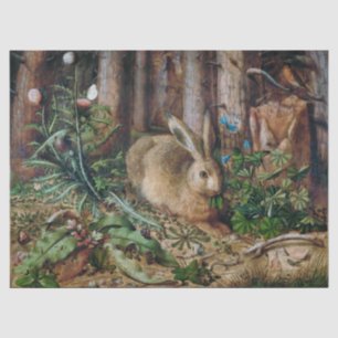 Papel De Seda Hans Hoffmann Una liebre en el bosque (1585)