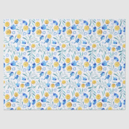 Papel De Seda Hanukkah Dreidel Patrón de vacaciones judías