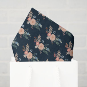 Papel De Seda Hanukkah Jewish Bat Mitzvah Florals