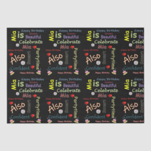 Papel De Seda Happy Birday Tissue Paper Mia