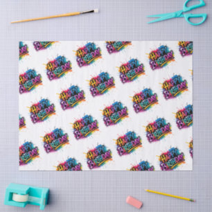 Papel De Seda Happy Birthday Tissue Paper
