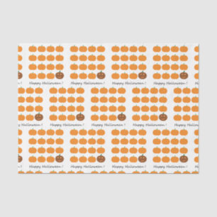 Papel De Seda Happy Halloween Cumpkin Patch