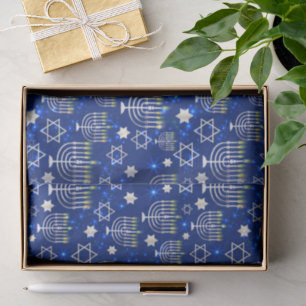Papel De Seda Happy Hanukkah Modern
