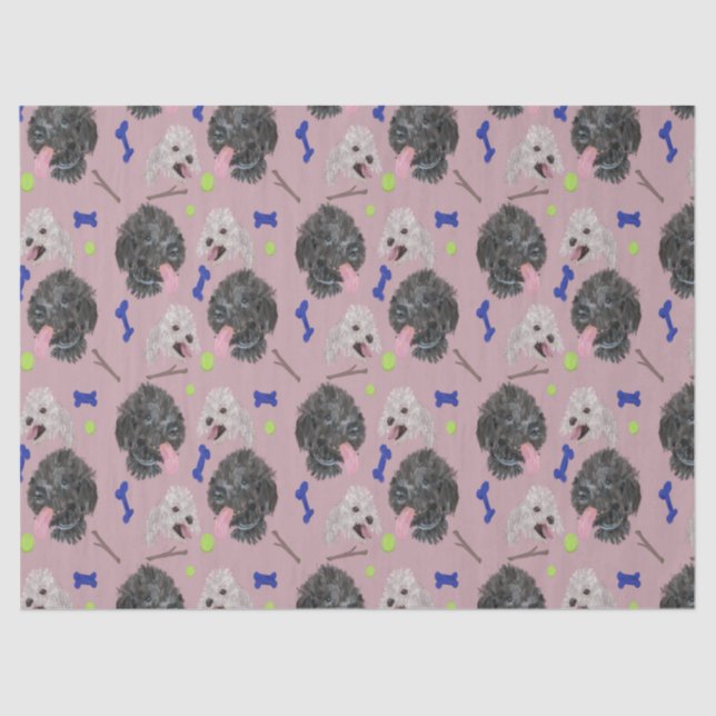 Papel de seda Happy Paws (Anverso)