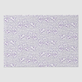 Papel De Seda Hares Field Bunnies Conejos Patrones Violeta Blanc