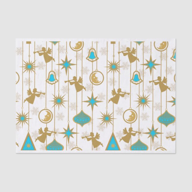 Papel De Seda ¡Hark! El canto de los Herald Angels (Anverso)