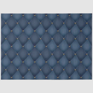 Papel De Seda Harlequin Diamante Azul Oscuro Decoupage