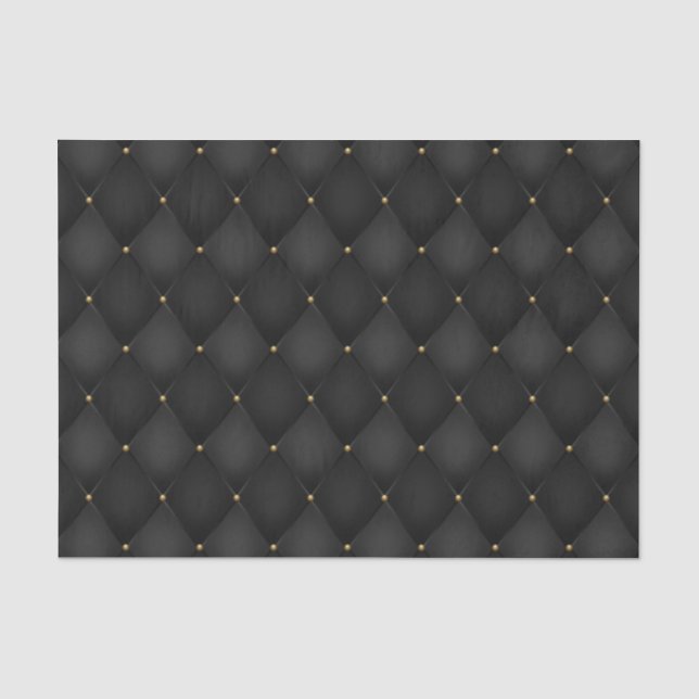 Papel De Seda Harlequin Diamond Black Decoupage (Anverso)