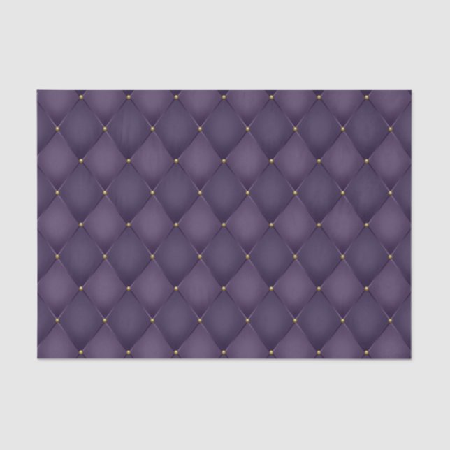 Papel De Seda Harlequin Diamond Purple Decoupage (Anverso)