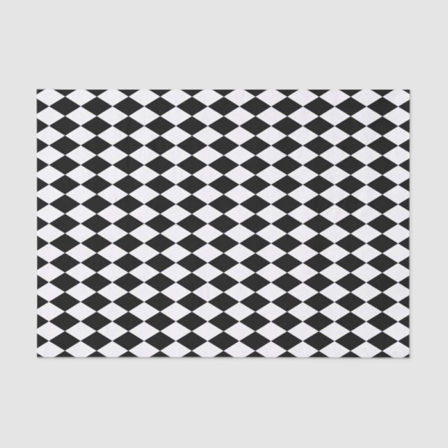 Papel De Seda Harlequin negro (Anverso)
