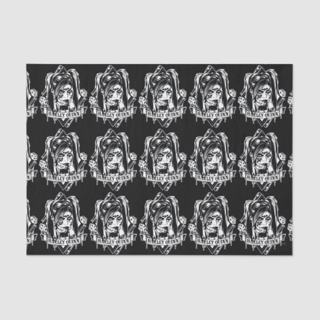 Papel De Seda Harley Quinn Badge (Anverso)