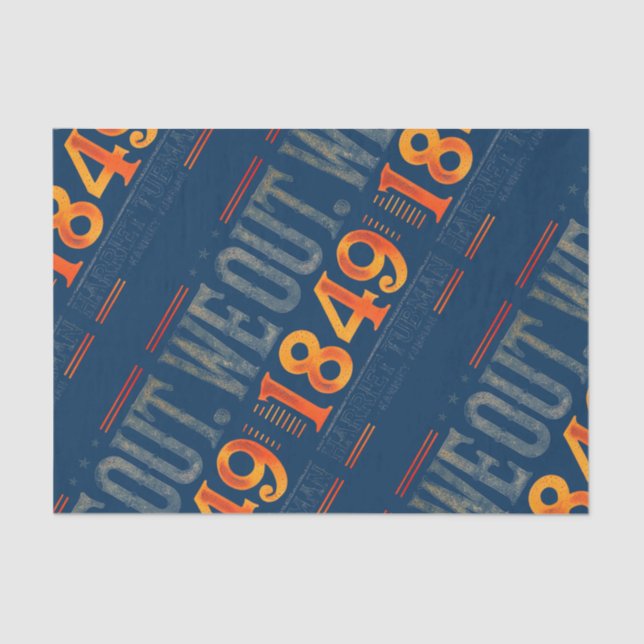 Papel De Seda Harriet Tubman sacamos la historia norteamericana  (Anverso)