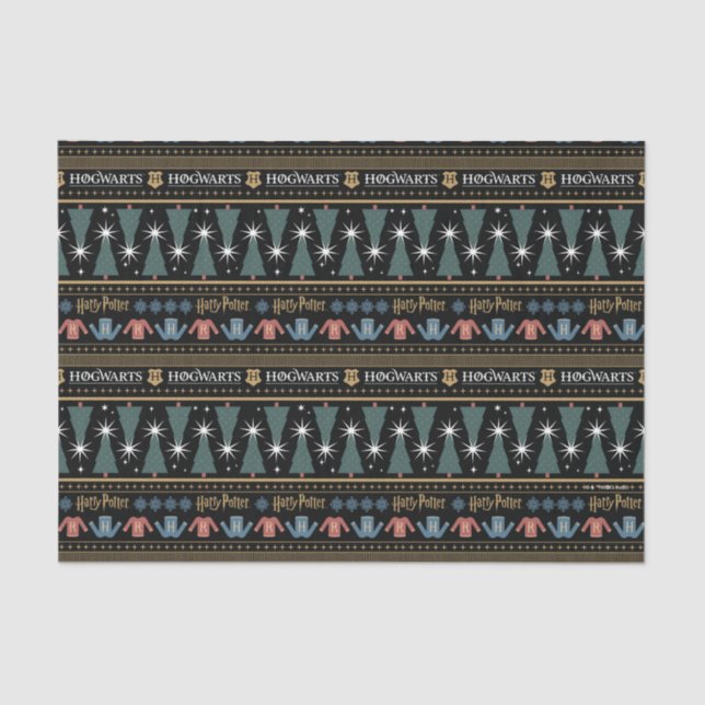 Papel De Seda HARRY POTTER™ Patrón de sudadera de vacaciones (Anverso)