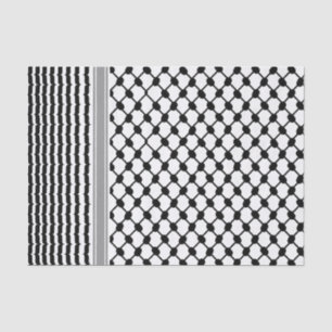 Papel De Seda Hatta Keffiyeh Kufiya Folk Palestino (Patrón 2)