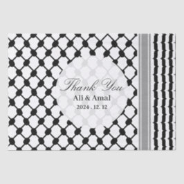 Papel De Seda Hatta Keffiyeh Palestina Gracias Boda
