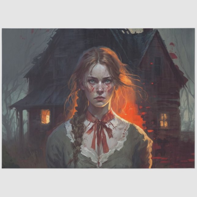 Papel De Seda Haunting house (Anverso)