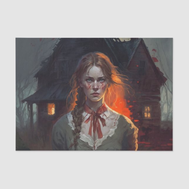 Papel De Seda Haunting house (Anverso)