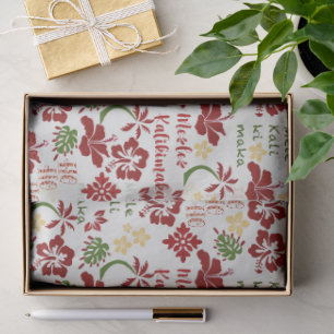 Papel De Seda Hawaii Mele Kalikimaka 3