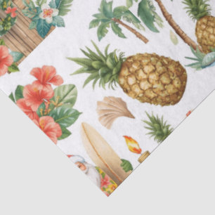 Papel De Seda Hawaii Santa Surf Shack Hawaii “¡Mele Kalikimaka!”