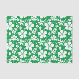 PAPEL DE SEDA HAWAIIAN HULA (HIBISCUS) VERDE