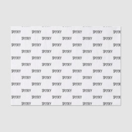 Papel De Seda Heart Typography spooky