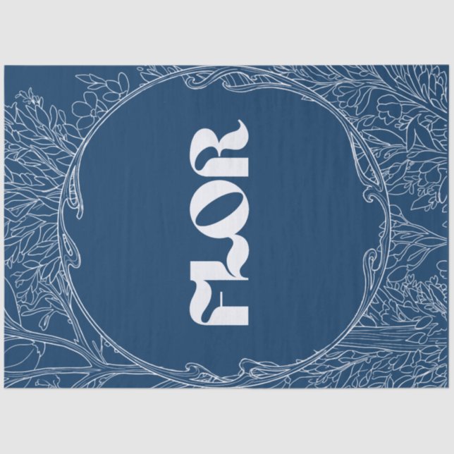 Papel De Seda Heaven Nocturne Florist Tissue Paper (Anverso)