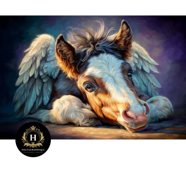 Papel De Seda Heavenly Winged Foal Angel Decoupage (Subido por el creador)