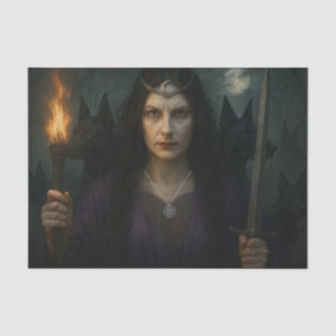 Papel De Seda Hecate, diosa de la encrucijada