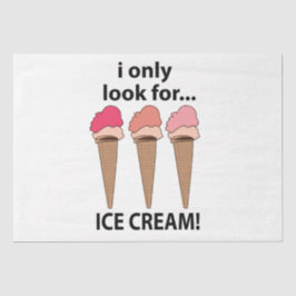 Papel De Seda Helado Sólo Busco Helado