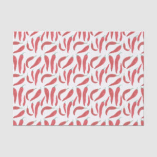 Papel De Seda helados calientes de color rojo acuarela