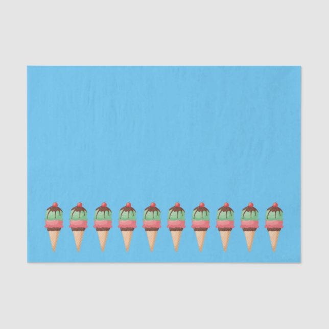 Papel De Seda Helados de Crema (Anverso)