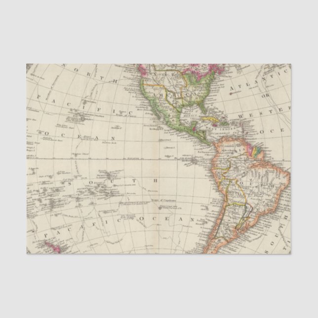 Papel De Seda Hemisferio occidental 13 (Anverso)