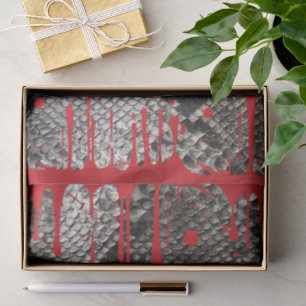 Papel De Seda Hemorragia Pithon Skyline Gory Sangre roja Hallowe
