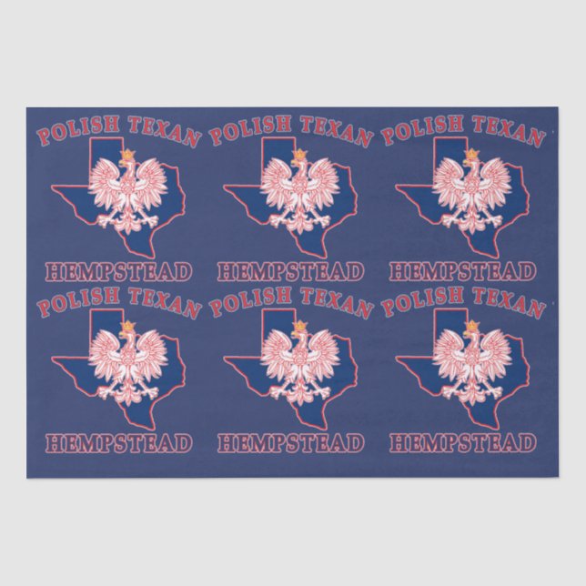 Papel De Seda Hempstead Poland Texan (Anverso)