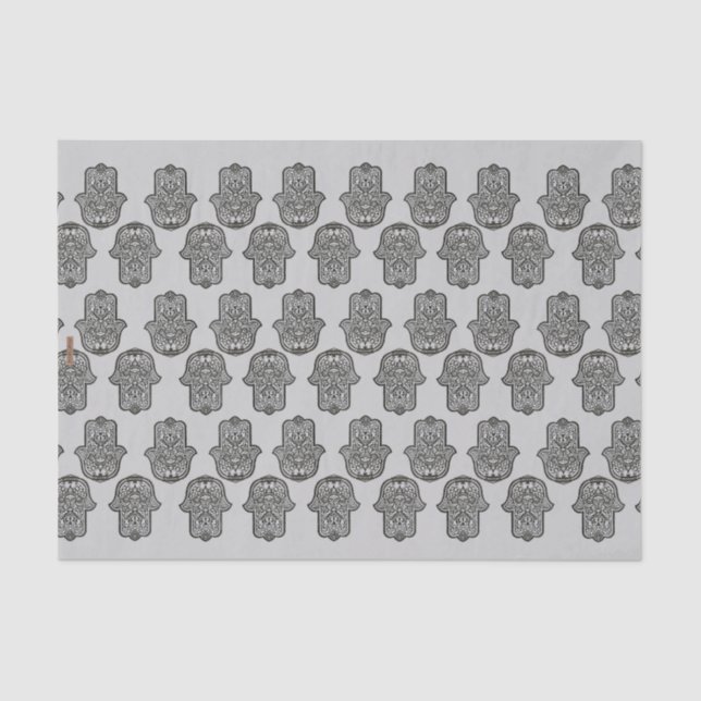 Papel De Seda Henna Hand of Hamsa (Original) (Anverso)