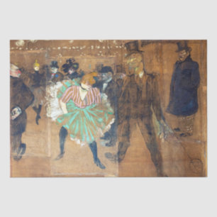 Papel De Seda Henri de Toulouse-Lautrec - Baile en el Rouge