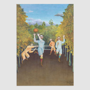 Papel De Seda Henri Rousseau - Futbolistas