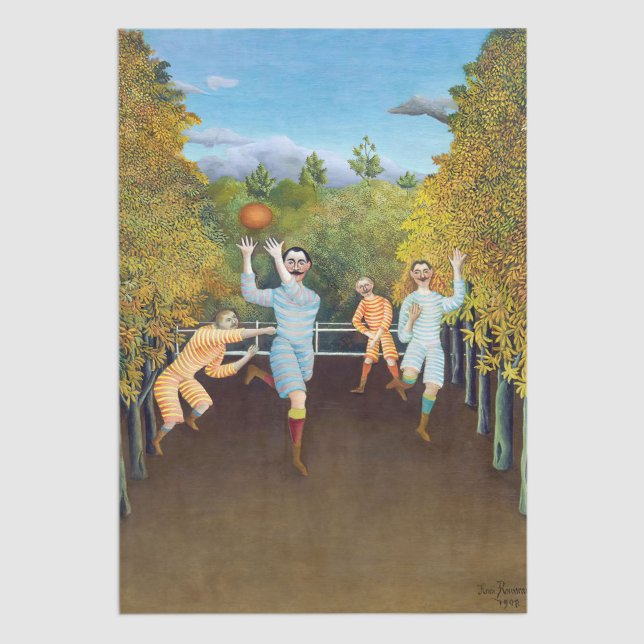 Papel De Seda Henri Rousseau - Futbolistas (Subido por el creador)