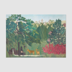 Papel De Seda Henri Rousseau - La cascada