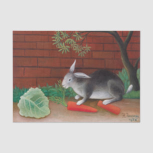 Papel De Seda Henri Rousseau - La comida del conejo