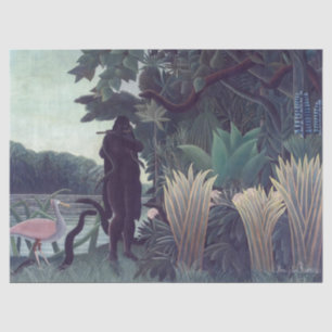 Papel De Seda Henri Rousseau - La encantadora de serpientes