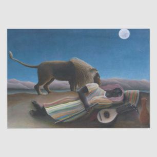 Papel De Seda Henri Rousseau - La Gitana Durmiente