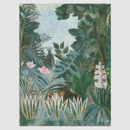 Papel De Seda Henri Rousseau - La jungla ecuatorial