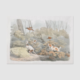 Papel De Seda Henry Alken | Perros persiguiendo faisanes