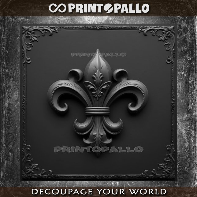 Papel De Seda Heraldry: Fleur-de-lis. Flor de Lily. (Subido por el creador)